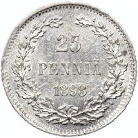 25 пенни 1898 года L Для Финляндии