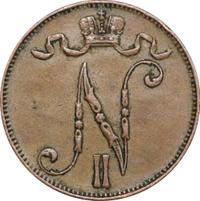 5 пенни 1906 года  Для Финляндии