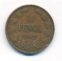 10 пенни 1912 года  Для Финляндии