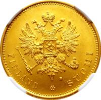 20 марок 1880 года S Для Финляндии