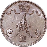 1 пенни 1894 года  Для Финляндии