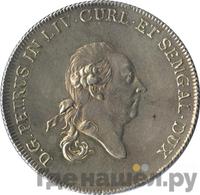 Талер 1780 года  Петр Брион