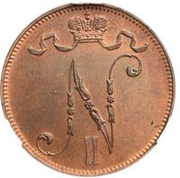 5 пенни 1911 года  Для Финляндии