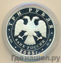 3 рубля 2005 года СПМД