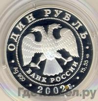 1 рубль 2002 года СПМД
