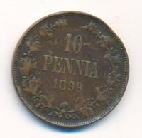 10 пенни 1899 года  Для Финляндии