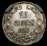 25 пенни 1916 года S Для Финляндии