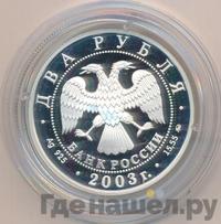 2 рубля 2003 года ММД