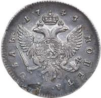 1 рубль 1745 года