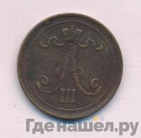 10 пенни 1889 года  Для Финляндии