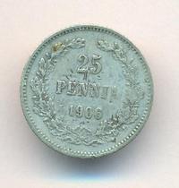 25 пенни 1906 года L Для Финляндии