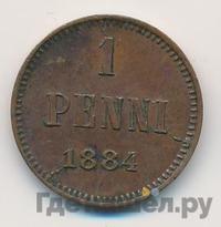 1 пенни 1884 года  Для Финляндии