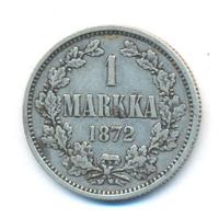 1 марка 1872 года S Для Финляндии