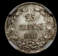 25 пенни 1916 года S Для Финляндии