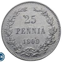 25 пенни 1909 года L Для Финляндии