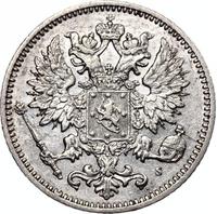 25 пенни 1873 года S Для Финляндии