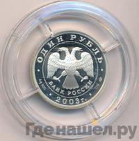 1 рубль 2003 года СПМД