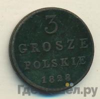 3 гроша 1828 года