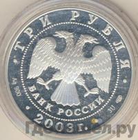 3 рубля 2003 года СПМД