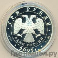 3 рубля 2009 года ММД