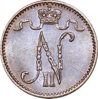 1 пенни 1900 года  Для Финляндии