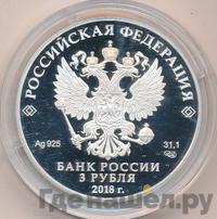 3 рубля 2018 года СПМД