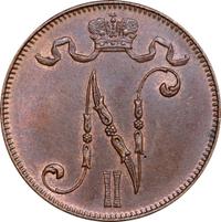 5 пенни 1915 года  Для Финляндии