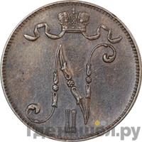 5 пенни 1896 года  Для Финляндии