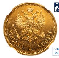 20 марок 1878 года S Для Финляндии