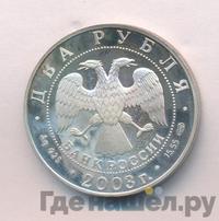 2 рубля 2003 года СПМД