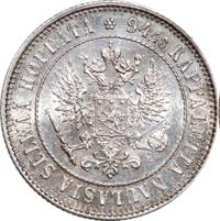 1 марка 1892 года L Для Финляндии