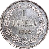 1 марка 1892 года L Для Финляндии