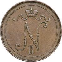 10 пенни 1899 года  Для Финляндии