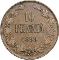 10 пенни 1899 года  Для Финляндии
