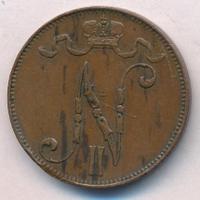 5 пенни 1910 года  Для Финляндии