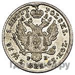 1 злотый 1822 года IВ Для Польши