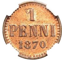 1 пенни 1870 года  Для Финляндии