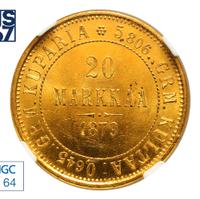 20 марок 1879 года S Для Финляндии