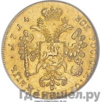 Двойной червонец 1714 года