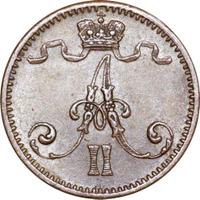 1 пенни 1873 года  Для Финляндии