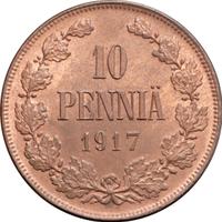 10 пенни 1917 года