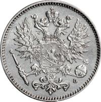 50 пенни 1911 года L Для Финляндии