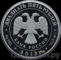 25 рублей 2013 года ММД