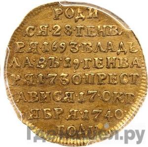 Каталог монет Анна Иоанновна