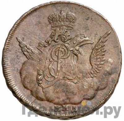 1 копейка 1755 года ММД