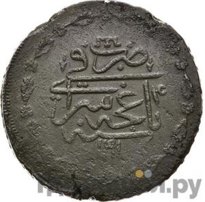 Кырмыз (5 копеек) 1780 года Шахин-Гирей 4-ый год правления, венок 19 листьев