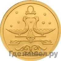 Аверс 25 рублей 2005 года СПМД Знаки зодиака Весы