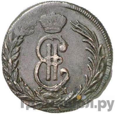 Аверс 2 копейки 1771 года КМ Сибирская монета