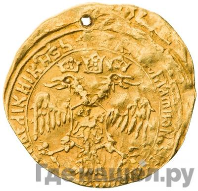 Аверс Жалованный золотой 1645 года  - 1676 Алексей Михайлович