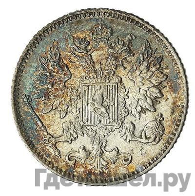 Реверс 25 пенни 1898 года L Для Финляндии